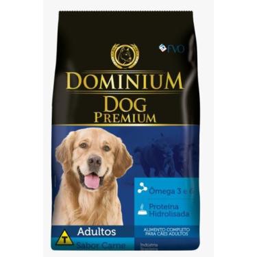 Imagem de Ração Dominium Dog Premium Adultos - Carne - 25Kg