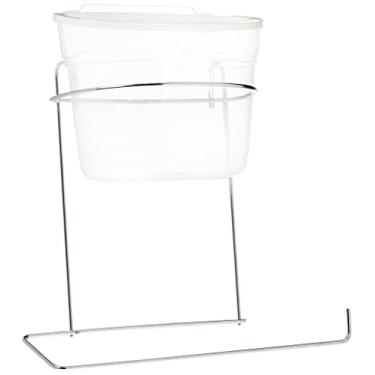 Imagem de PORTA ROLOS CROMADO C/SALEIRO PLASTICO BCO