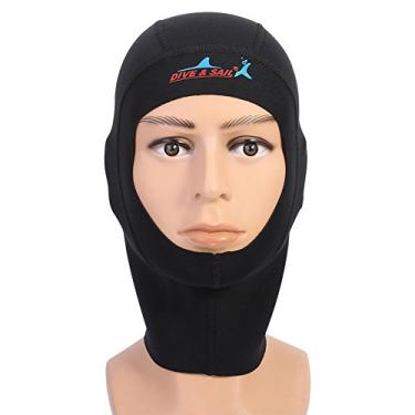 Imagem de Capuz de mergulho com babador de 1/3 mm, neoprene com snorkeling e capuz para mergulhadores de surfe para homens e mulheres (G (3 milímetros)) capuz de surfe Henderson feito com Lycra