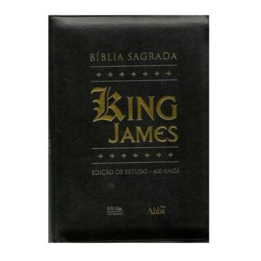 Imagem de Bíblia Sagrada Edição De Estudo 400 Anos Preta- King James