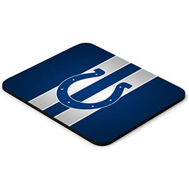 Imagem de Mouse pad para jogos, mousepad de futebol esportivo com base de borracha antiderrapante para laptop computador desktop tapete de jogo de mesa, presente de fãs design de listras brancas