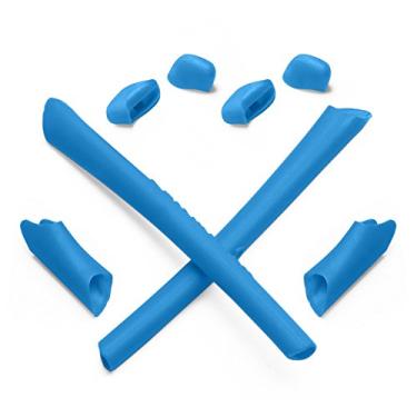 Imagem de Mryok Kits de substituição para pontas de nariz para meia jaqueta/meia jaqueta Oakley XLJ/meia jaqueta óculos de sol ajuste asiático - azul celeste