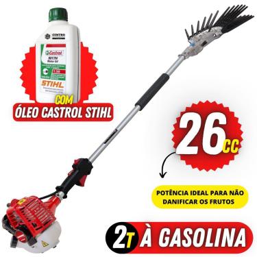 Imagem de Derriçadeira Á Gasolina Kawashima Robusta e Econômica com Motor M260PS 26cc 2 tempos Br...