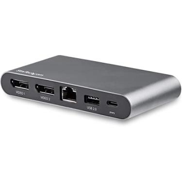 Imagem de StarTech.com Adaptador USB-C multiportas - monitor duplo - Windows - adaptador USB-C para DisplayPort duplo 4K - 2 portas USB-A - 100W PD 3.0 - GbE