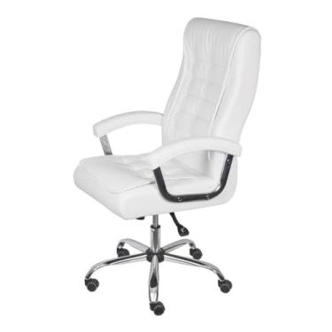 Imagem de Cadeira Para Escritório com Rodízios e Molas Office Oslo Branco