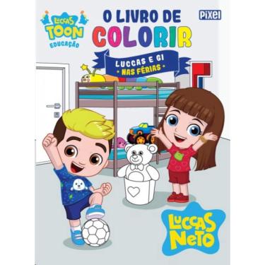 Lembrancinha de Mesa para Colorir Luccas Neto c/8 unid Regina