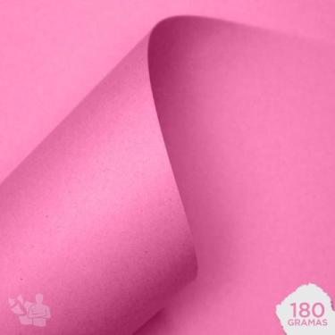 Imagem de Papel Color Plus Dinamarca Rosa Pastel 180G A4 100 Folhas - Fedrigoni