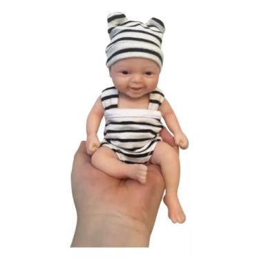 Imagem de Mini Bebê Menina Reborn De Silicone Sólido Para Crianças Anti-Stress Flow Kids®