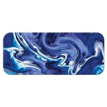 Imagem de Mouse Pad Gamer Abstract Liquid 90x40 mousepad gamer Extra Grande (LiquidAzul)