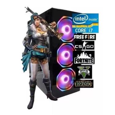 Imagem de Pc Gamer Cpu Computador Core I7 4790 + 16gb + Ssd 480gb + Fonte 500w P