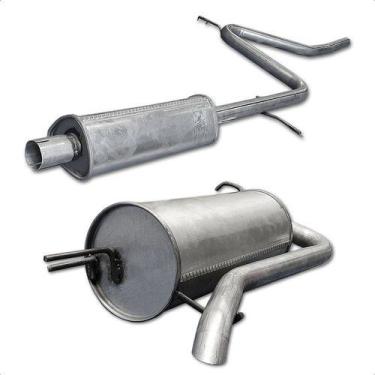 Imagem de Kit Escap Abafador + Silencioso Palio Weekend 1.5 8v 97 A 00 - ScapJá