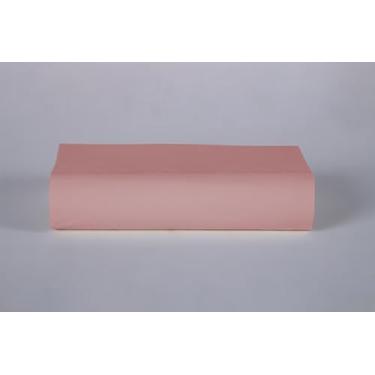 Imagem de Lençol de Cima Avulso Percal 180 Fios Algodão Com Bainha (Rose, Solteiro)