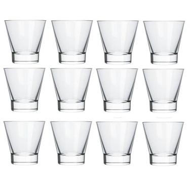 Imagem de Kit 12 Copos Para Caipirinha Drink Whisky Rocks Ilhabela 350ml - Nadir