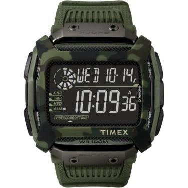 Imagem de Relógio Timex Masculino Ref: Tw5m20400 Shock Digital Verde