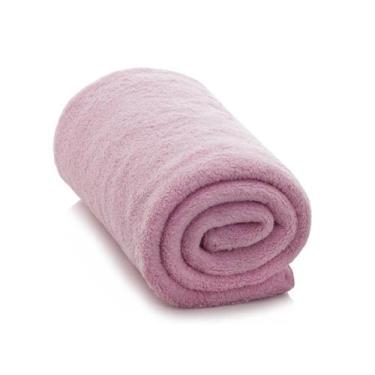 Imagem de Cobertor Mantinha Microfibra para Bebê Camesa - Rosa