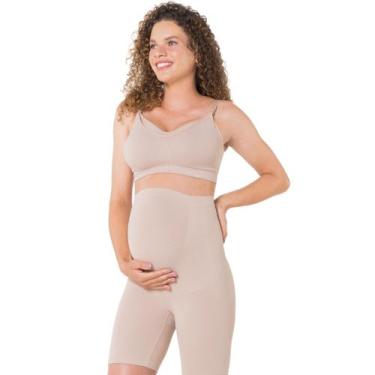 Imagem de Short Bermuda Cintura Alta Original Trifil Maternidade Para Gestante G
