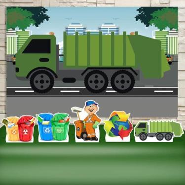 Imagem de Kit Festa Rubi Caminhão De Lixo Gari - IMPAKTO VISUAL