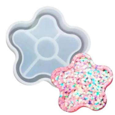 Imagem de Molde De Silicone Porta Copos Flor - Ohana Quimicos