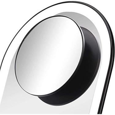 Imagem de Fancii Lara Espelho de ampliação destacável 10X, acessório magnético - Espelhos de vaidade Vera compatíveis (não incluídos) - Lara (Obsidian) FC-VOMA10XB