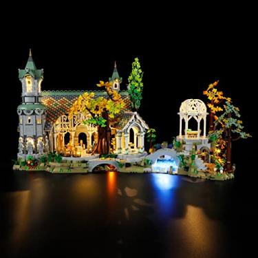 Imagem de MENZAVA LED Light Set Compatible with 10316 Rivendell Icons Building Blocks Model - Model Set NOT Included