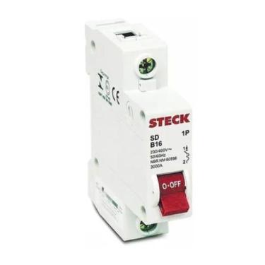 Imagem de SDD61C16 Disjuntor 1P 16A 3KA Steck