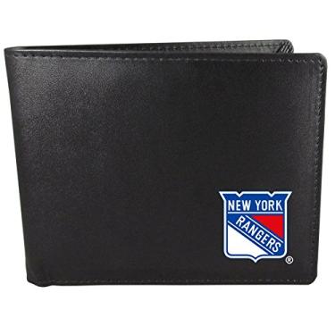 Imagem de Carteira masculina NHL com dobra dupla, Preto, One Size