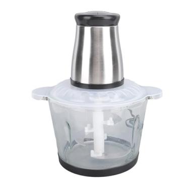 Imagem de Processadores de Alimentos Pequeno Moedor de Alimentos Essenciais de Cozinha para Nozes Carne Cebola Alho Comida para Bebê Processador de Alimentos Elétrico 3L 300W
