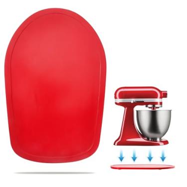 Imagem de Tapete deslizante de bambu para auxiliar de cozinha com cabeça inclinada, batedeira de 4,5 a 5 litros, tapete deslizante de eletrodomésticos para kitchenaid Artisan 4,5-5 Qt, acessórios de