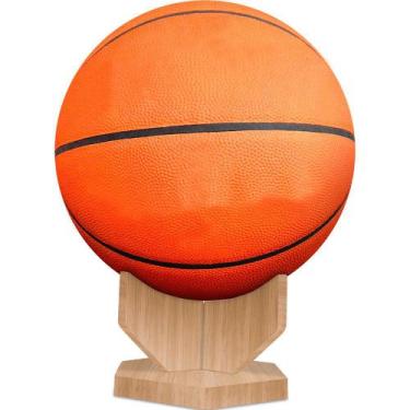 Imagem de Expositor Suporte Decorativo Bola De Futebol Basquete Em MDF - Genus M