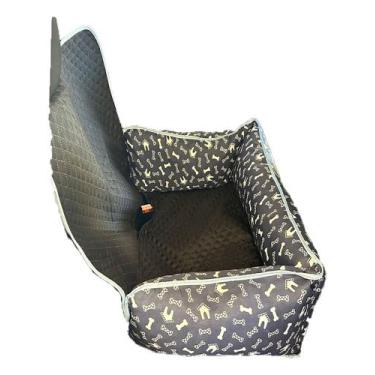 Imagem de Assento cadeirinha leve e seguro para pets no carro - Comfortpet, Azul