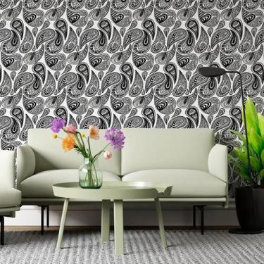 Imagem de Papel De Parede Adesivo Indiano N06093 0,58X2,5M - Adesivo BR