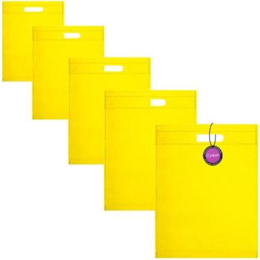Imagem de Kit 5x Sacolas em TNT Premium Termo Selado 25x35cm Nifty TopGet, Amare