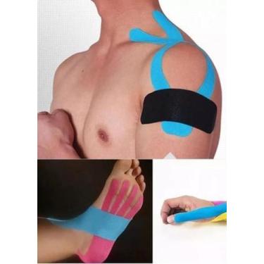 Imagem de 4 Fita Cinesiologia Muscular Fisioterapia Kinesio Tape - Bc Bora Coleg