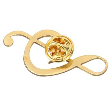 Imagem de Broche de Nota Musical, Metal Dourado, Requintado, Simulação, Peito, Com Caixa de Armazenamento, Decoração para Roupas, Mesa, Livro, Festa