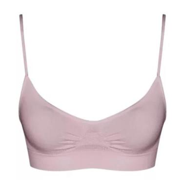 Imagem de Sutiã Top Sem Costura e Sem Bojo Loba Lupo 41100, M, Nude