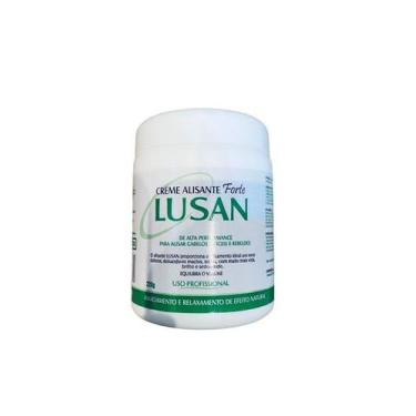 Imagem de Creme Alisante Forte Alisa Cabelos Rebeldes e Difíceis Lusan 220g