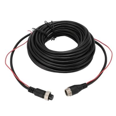 Imagem de Cabo de Extensão de Câmera de Backup de 4 Pinos, Com Gatilho, Cabo de Extensão de Câmera Retrovisora ​​de Fio Dash Cam, 4 Pinos Macho para Fêmea, Cabo de Extensão, para Trailer