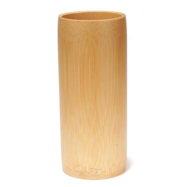 Imagem de Vaso de flores de bambu/suporte - marrom carbonizado - 25 cm - 1 unidade