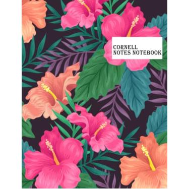 Imagem de Floral Cornell Notes Notebook: Tropical Floral Cornell Notes Notebook, for professionals,students, educators and authors