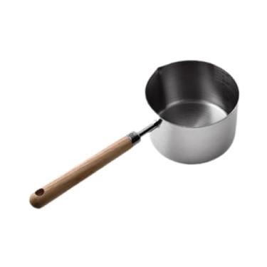 Imagem de DimyFew Panela pequena para ferver leite, utensílios de cozinha portáteis com alça, panela aquecedora de manteiga, mini panela de sopa para cozinha