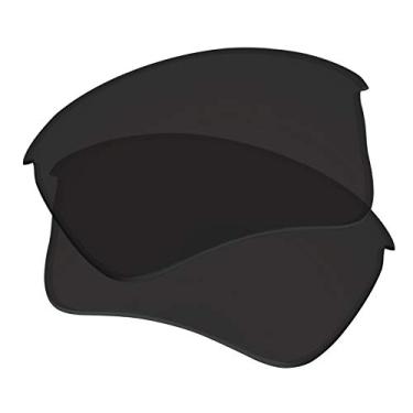 Imagem de Predrox Lentes de reposição Flak Jacket XLJ para óculos de sol Oakley Polarizadas, Preto escuro, 0