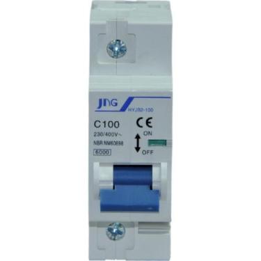Imagem de Disjuntor Jng Din Jcb-100 Bipolar 125A C 51313