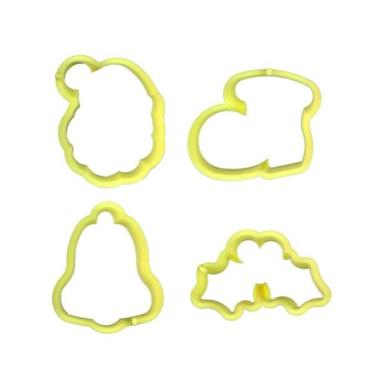 Imagem de Cortador De Natal II Biscoito Massa Biscuit 4 Peças BlueStar