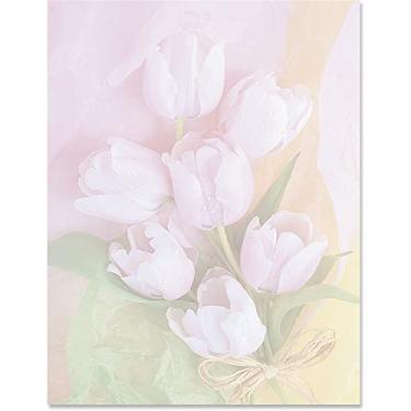Imagem de PaperDirect Papel de papelaria com tema Spring Rose Boutique, papel de borda, papel timbrado 21 x 28, 25 folhas, papel de escrita premium elegante, papel decorativo para impressora