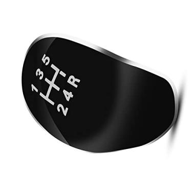 Imagem de 5 Speed Gear Knob Cap ABS 5 Speed Gear Shift Knob Head Cap Substituição Parte Shift Knob Cover Engrenagem Shift Cover Car Acessório para