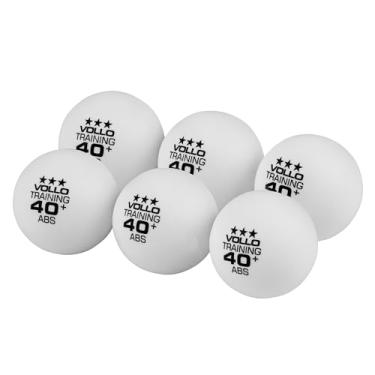 Imagem de Kit 6 Bolas de Tênis de Mesa Ping-Pong Training 3 Estrelas ABS Vollo