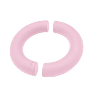 Imagem de Pegciuho 2 peças halteres de meio círculo pesos manuais equipamentos de fitness treino halteres para exercícios, 2 Kg Rosa