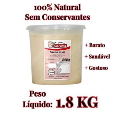 Imagem de Kit Banha Suína 100% Natural do Torresmo Gordura Suína Artesanal Balde