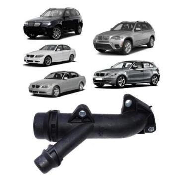 Imagem de Tubo Conexão Refrigeração Flange Cano Água Motor Bm 118i 120i 320i 318