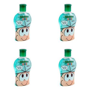 Imagem de Kit 4 Und Colônia Turma Da Mônica Splash Cebolinha Suave 200ml - Turma